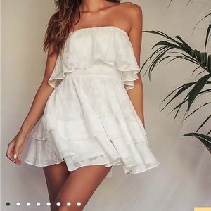 NWT little white dress